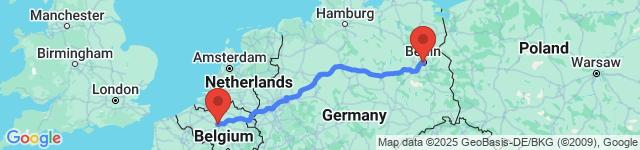 Berlin to Brussels journey Berlin to Brussels road trip scenery
