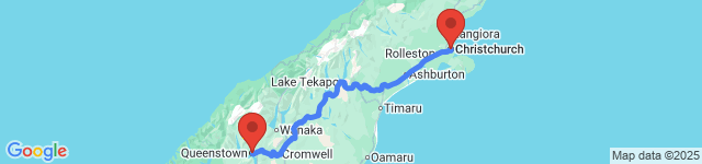 Queenstown to Christchurch journey Queenstown to Christchurch road trip scenery