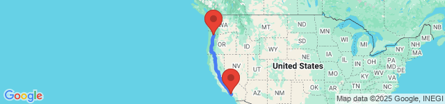 Los Angeles to Portland journey Los Angeles to Portland road trip scenery