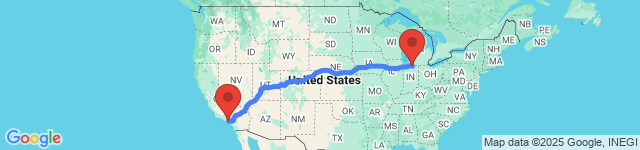 Elkhart to Los Angeles journey Elkhart to Los Angeles road trip scenery