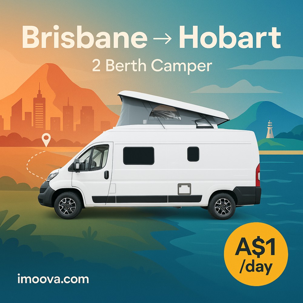2 Berth Camper available for relocation from Brisbane to Hobart