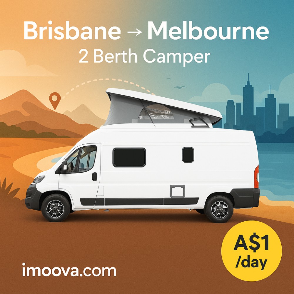 2 Berth Camper available for relocation from Brisbane to Melbourne