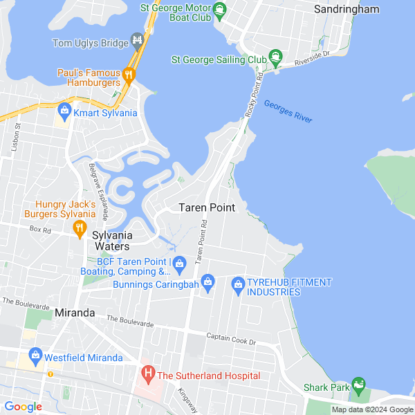 map of delivery location